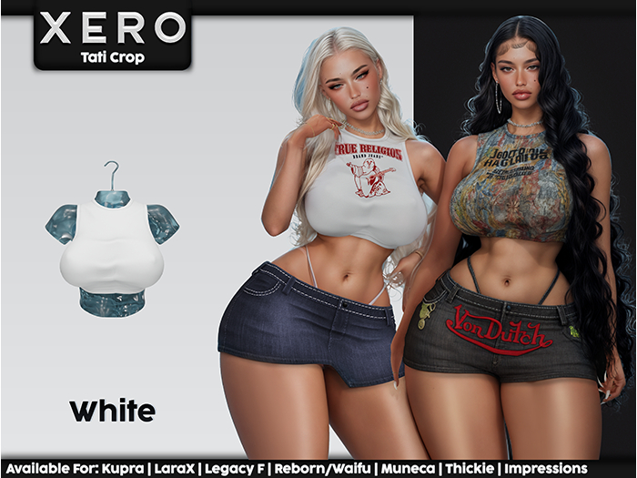 [XERO] Tati Crop (White)