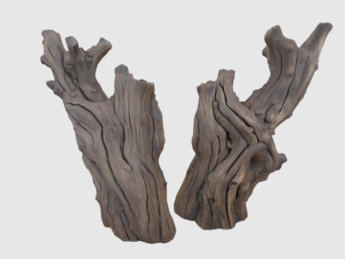 Gnarled Wood Log FULL PERM