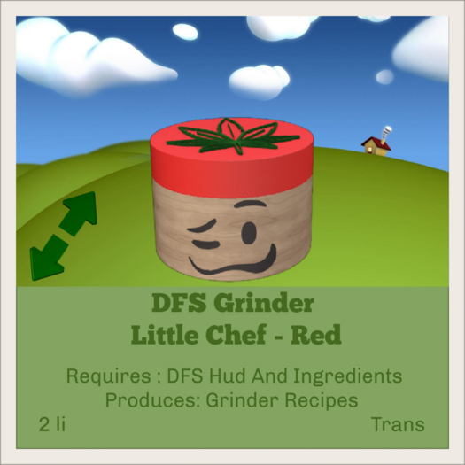DFS Grinder - Little Chef - Red