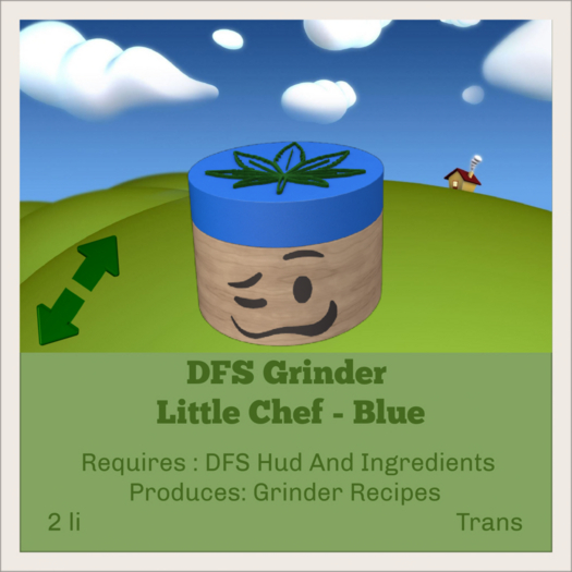 DFS Grinder - Little Chef - Blue