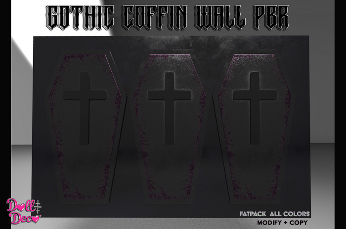 DD<3 GOTHIC COFFIN WALL PBR FATPACK