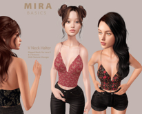 M I R A Basics - V Neck Halter