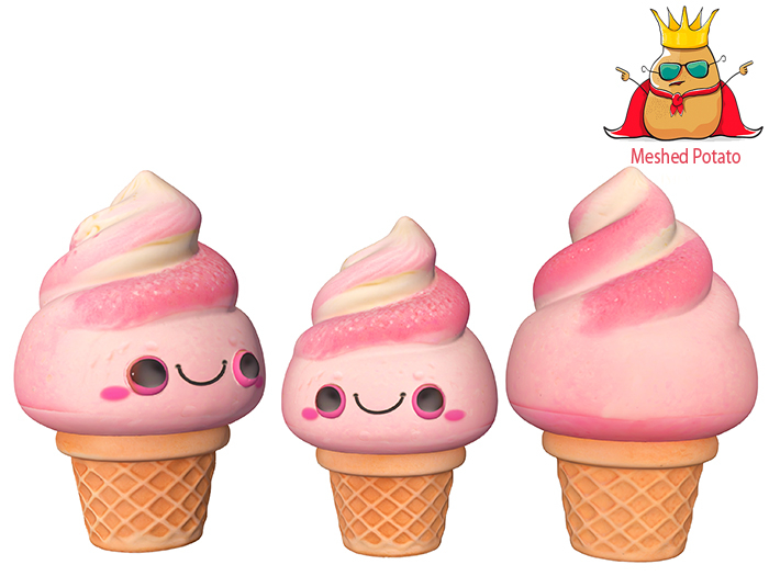 Smiling Ice Cream Full Perm