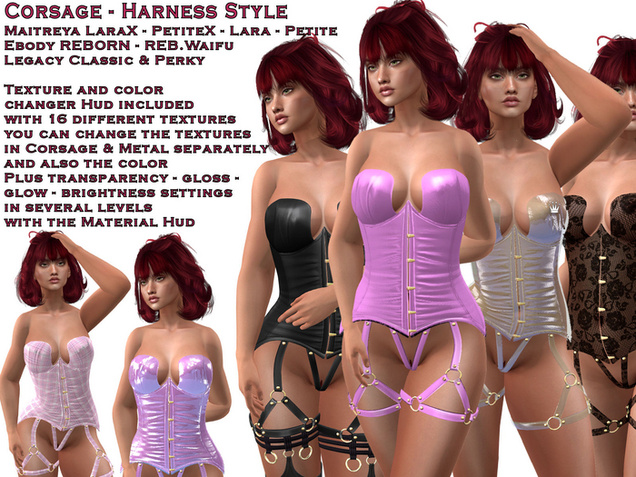 Corsage - Harness Style   (ADD)