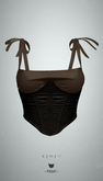 -Pixicat- Vienna Top (Brown)