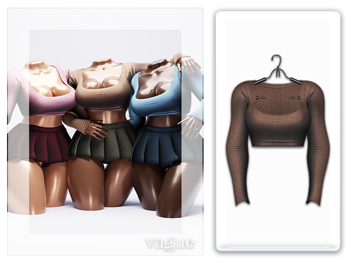 Vague. Raven Top II - Chocolate -