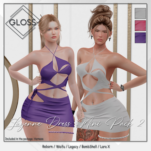 *Gloss* Layenne Dress Pack 2