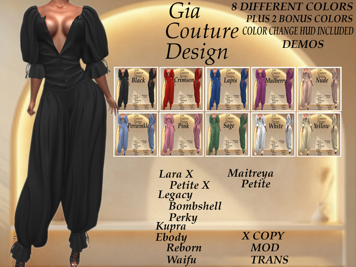 "GCD" Marisa Silk Romper DEMOS