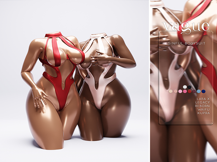 Vague. Sinful Bodysuit - FatPack -