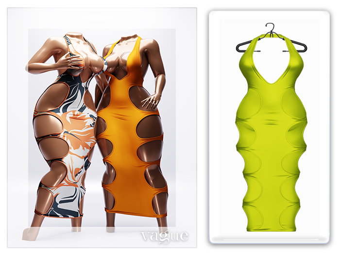 Vague. Lay Dress - Neon -