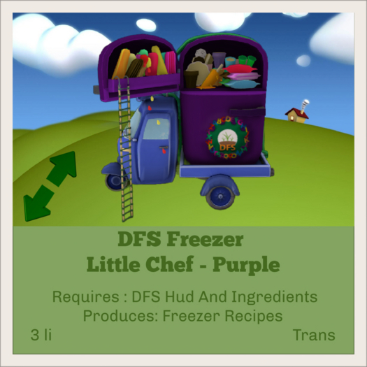 DFS Freezer - Little Chef - Purple