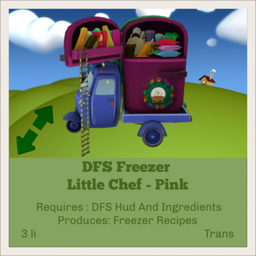 DFS Freezer - Little Chef - Pink