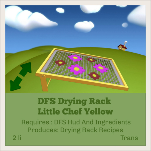 DFS Drying Rack - Little Chef Yellow