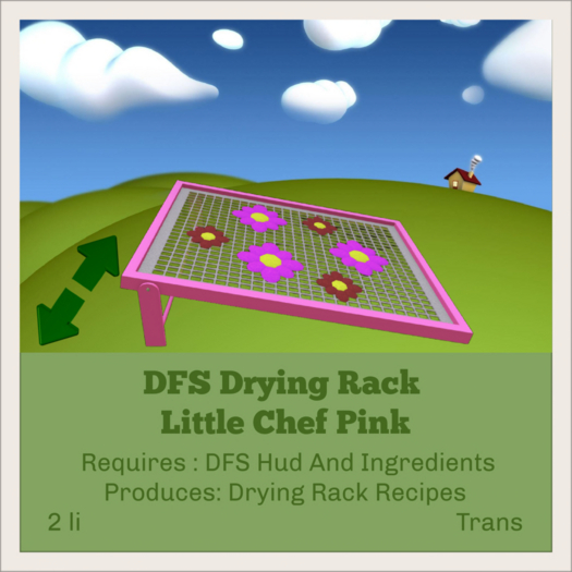 DFS Drying Rack - Little Chef Pink