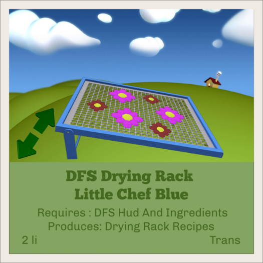 DFS Drying Rack - Little Chef Blue