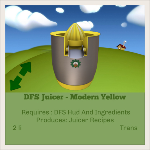 DFS Juicer - Modern Yellow
