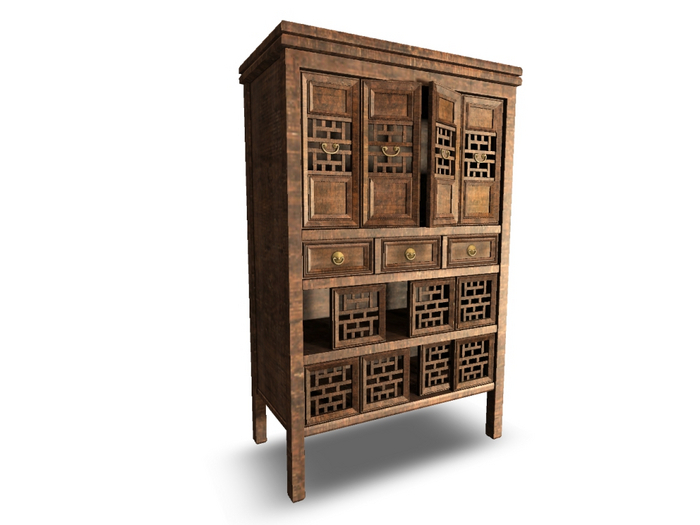 02. Myrrine. Asian set cabinet