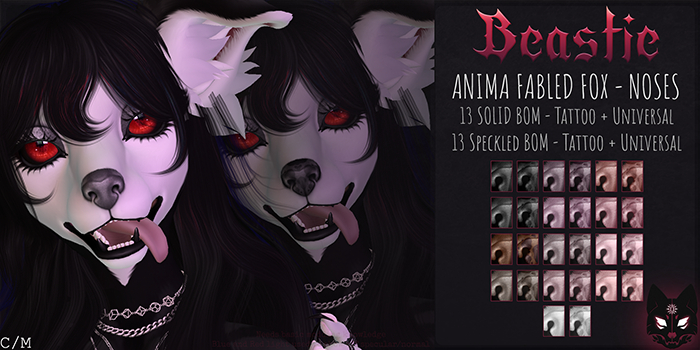 {Beastie} : FABLED FOX // BOM NOSES