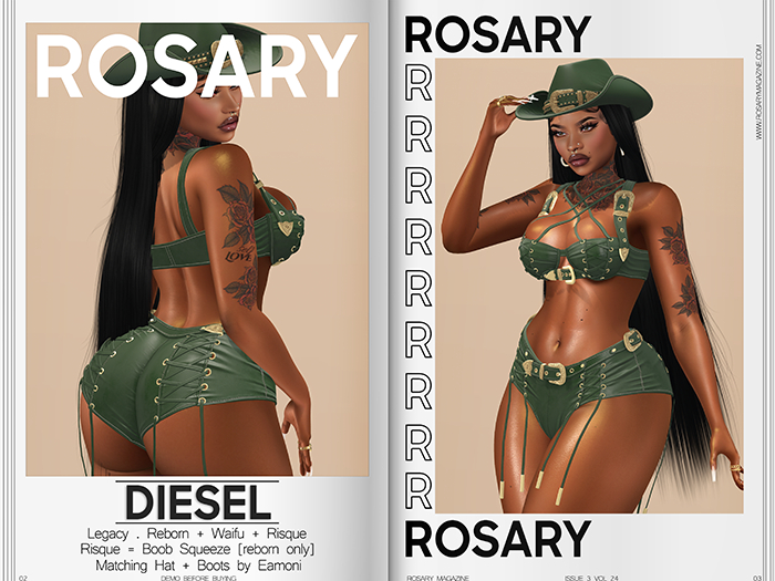 Rosary. Diesel . Green