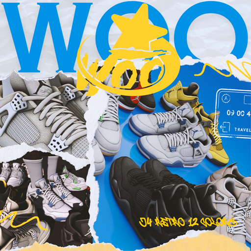 EC' WOO X RETRO SHOES Fatpack