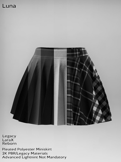 1W-Luna-Pleated Mini Skirt DEMO