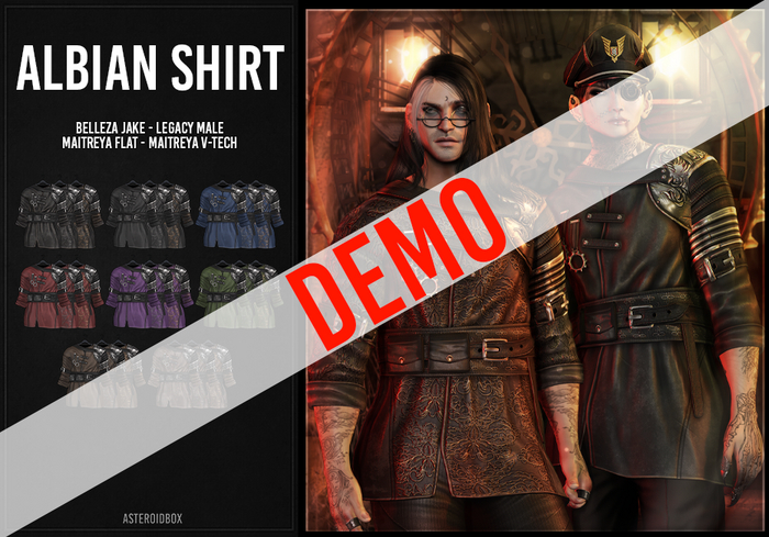 AsteroidBox. Albian Shirt - DEMO