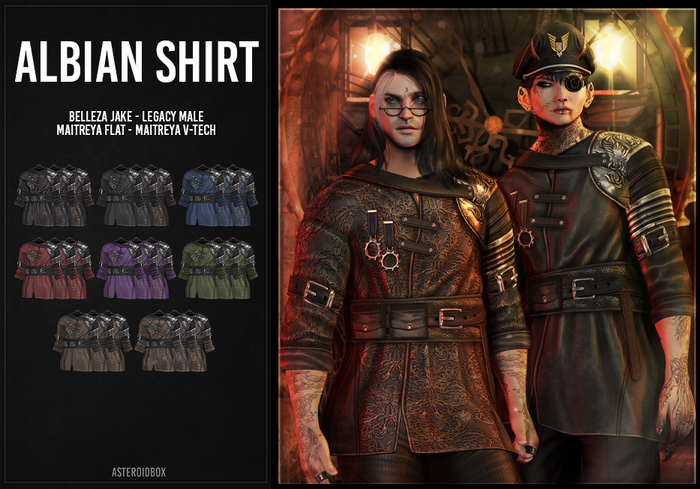 AsteroidBox. Albian Shirt - Fatpack