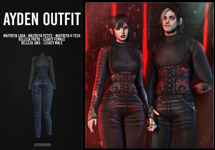 AsteroidBox. Ayden Outfit - Blue