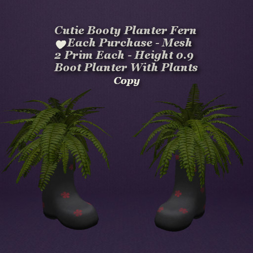 Cutie Booty Planter Fern1