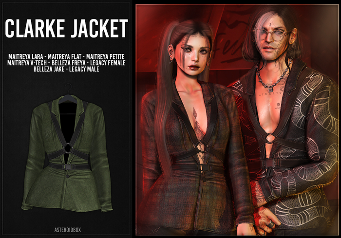 AsteroidBox. Clarke Jacket - Green