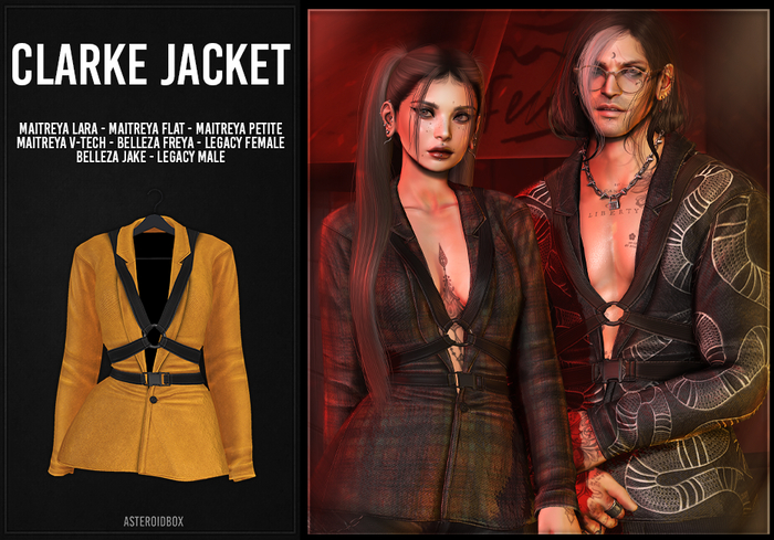 AsteroidBox. Clarke Jacket - Lemon
