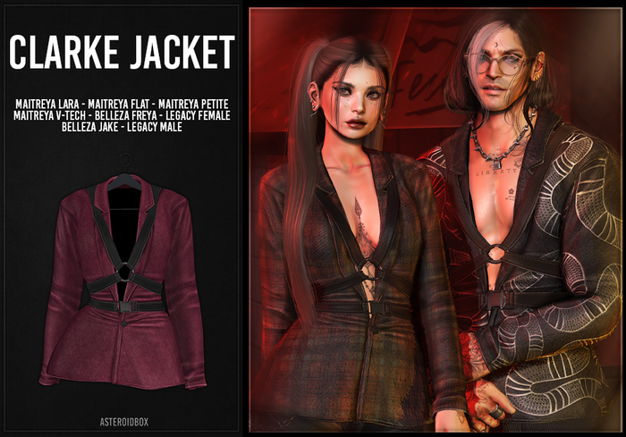 AsteroidBox. Clarke Jacket - Pink