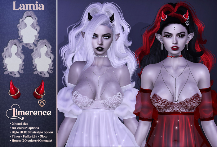 {Limerence} Lamia hair-Fatpack