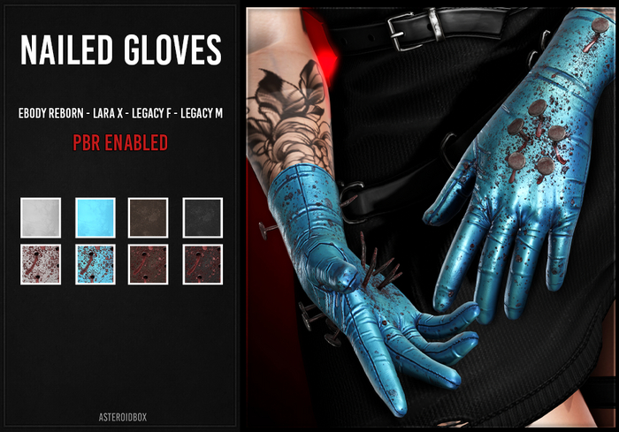 AsteroidBox. Nailed Gloves
