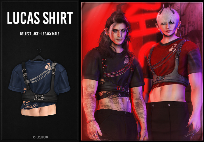 AsteroidBox. Lucas Shirt - Blue
