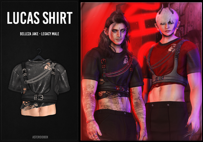 AsteroidBox. Lucas Shirt - Damaged