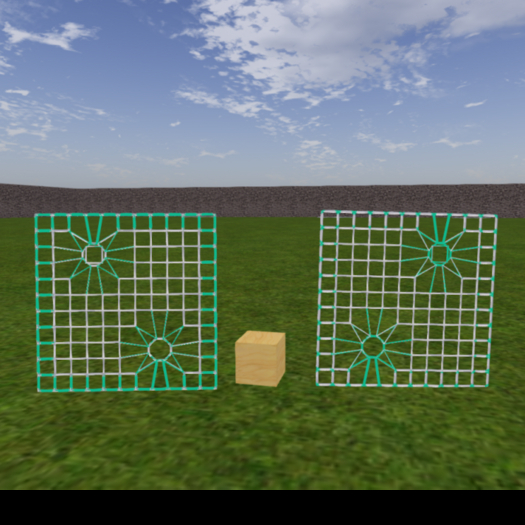 Decor, Gitter, Netz, Grid, light, 2 v. Seiten, mesh, FP