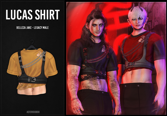 AsteroidBox. Lucas Shirt - Lemon