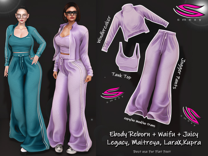 ::Smexy:: Namaste Jogger Set LILAC