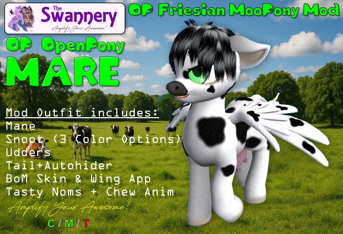 [OP] Mare - Friesian Cow Mod 