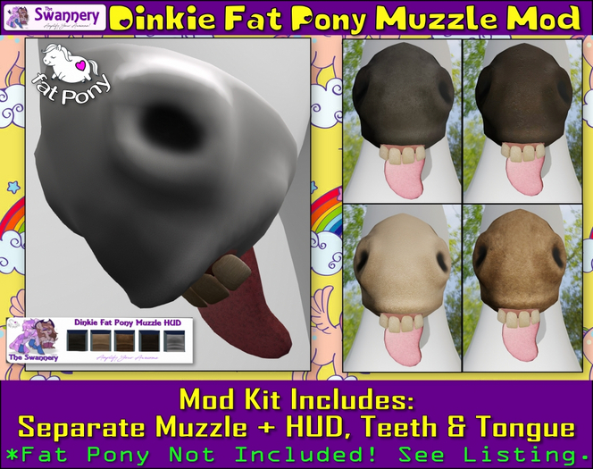 Dinkie Fat Pony - Muzzle Add-On Kit