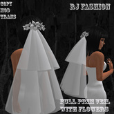 Full Prim Veil with Flowers # 1