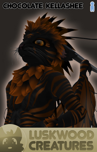 Luskwood Chocolate Kellashee Avatar - Male - Complete Furry Avatar