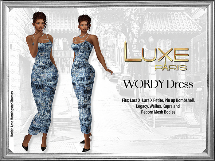 LUXE Paris WORDY Dress