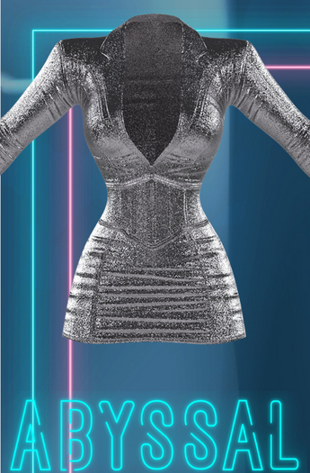 DEMO ABYSSAL>> MAXINE DRESS >> PBR GLITTER