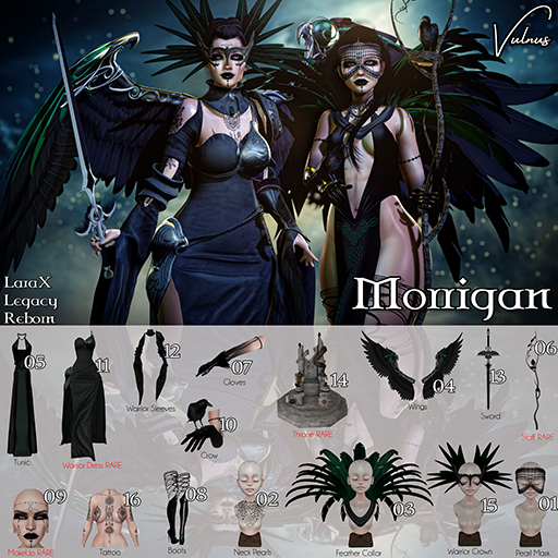 01 Pearl Mask - Morrigan - Vulnus