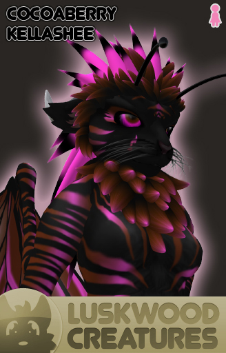 Luskwood Cocoa Berry Kellashee Avatar - Female - Complete Furry Avatar