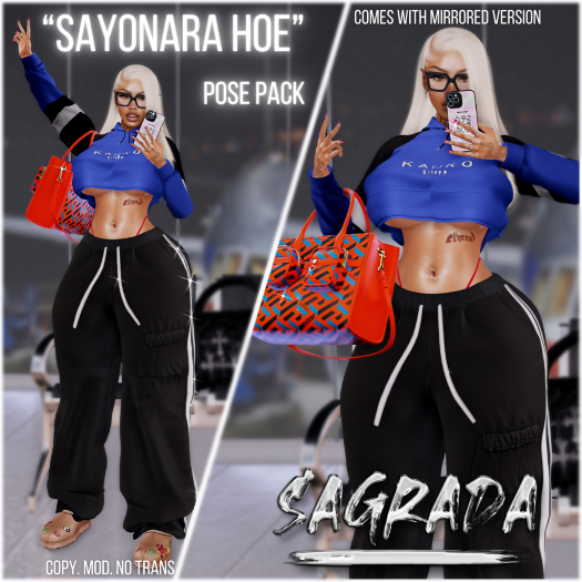 [sagrada.] SAYONARA HOE Posepack