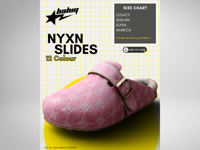[BAHM] Nyxn Slides // .grey