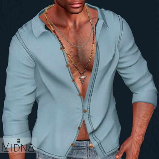 MIDNA - Daniel Shirt - LIGHT BLUE [ADD]